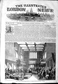 Original Old Antique Print 1844 House Lords Chancellor Case Queen O'Connell