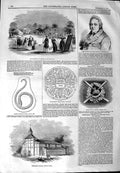 Old Antique Print 1844 Governor Richmond Church Kentish Pradoe Oswestry 19th