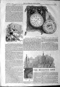 Original Old Antique Print 1844 Sultan Abdul Medschid Watch Grand-Duchy Baden