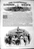 Old Antique Print 1844 Silver-Guilt Wine-Cooler Winsor Castle Christening 19th