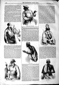 Old Antique Print 1844 Criminal Trial India Judge Burkundauz Vakeel Omlah 19th