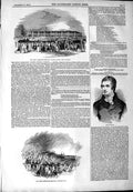Old Antique Print 1844 Lord Stanley Berkshire Festival America Pavilion 19th