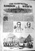 Original Old Antique Print 1844 Whig New York Polk Clay America Preside 19th