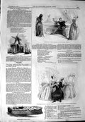 Original Old Antique Print 1844 Sadler'S Wells Theatre Haymarket Benet'S Abbey