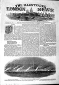Original Old Antique Print 1844 Great Britain Steam Ship Cumberland Basin 19th