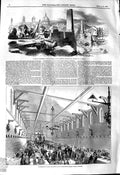 Old Antique Print 1845 Florence Ponte Perro Floods Riding House Florence 19th