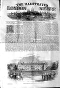 Original Old Antique Print 1845 Arrival Queen Strathfieldsaye Duke Wellington