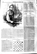Original Old Antique Print 1845 Portrait Thom Weaver Inverury Poet Victorian