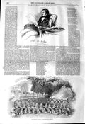 Original Old Antique Print 1845 Monckton Milnes Viennese Children Majesty 19th