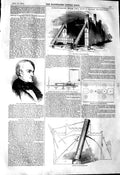 Original Old Antique Print 1845 Great Rosse Telescope Marquis Devonshire Ma 19th