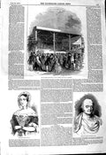 Original Old Antique Print 1845 Monstre Surrey Zoological Rossi-Caccia Marshall
