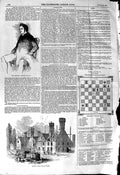 Original Old Antique Print 1845 Rev. Richard Barham Barton House Isl Victorian