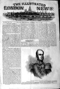 Original Old Antique Print 1845 Portrait Majesty King Holland 19th