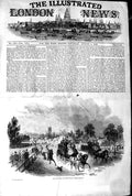 Original Old Antique Print 1845 View Ely Railway Station Horses Coaches 19th