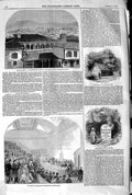 Original Old Antique Print 1845 Smyrna Capping Doctors Medicine Edinburgh Dwarf