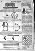 Original Old Antique Print 1845 Pilbrow Atmospheric Railway Carriage Piston