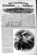 Original Old Antique Print 1845 Eruption Mount Hecla Volcano Mountains 19th