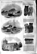 Original Old Antique Print 1845 Excavation Lewes Southover Church Prior 19th
