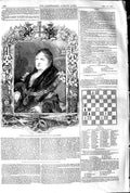 Old Antique Print 1845 Portrait Right Honourable John Johnson Lord Mayor 19th
