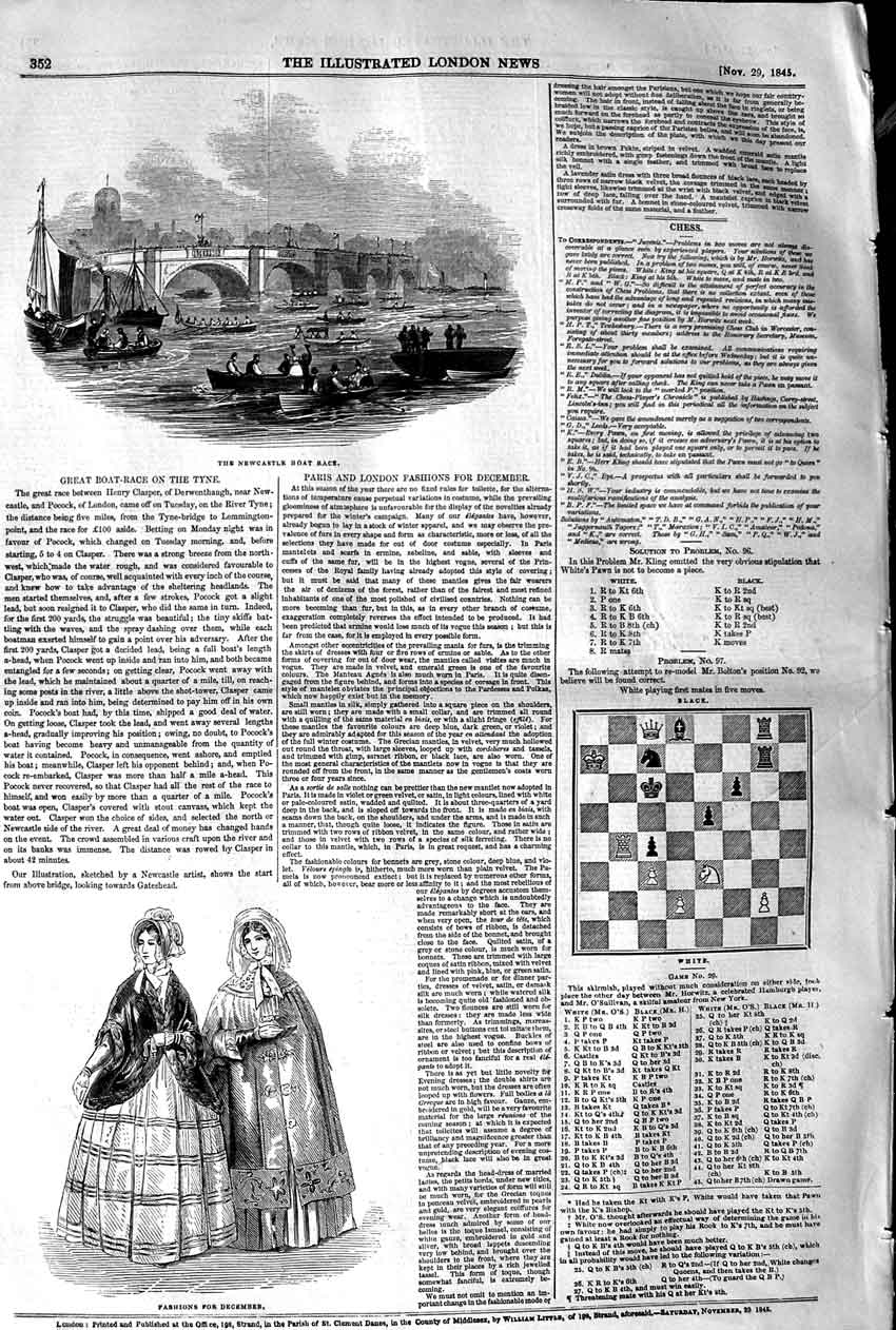 Original Old Antique Print 1845 Ship Tory India Docks Martyrs Obelisk Edinburgh