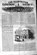 Original Old Antique Print 1845 Lord John Russell'S House Chesham Place B 19th