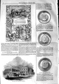 Old Antique Print 1846 Police Court Westminster Silver-Guilt Plate London 19th