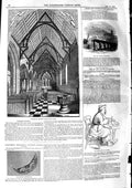 Old Antique Print 1846 Seacroft Church Leeds Bridge Lancaster Poet Canton 19th