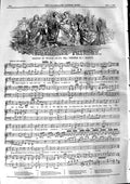 Original Old Antique Print 1846 Sheet Music Home Friends Charles Swain Blewitt