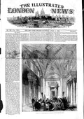 Original Old Antique Print 1846 Scene Sitting Judicial Committee Privy 19th