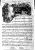 Old Antique Print 1846 Sheet Music Ballad Writen Augustine Wade Composer 19th