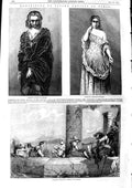 Old Antique Print 1846 Hamlet Ohpelia Calabrian Brigands Paris Fine Art 19th