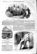 Old Antique Print 1847 Opera Romer Travis Drury Theatre Worcester Glover 19th