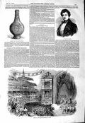 Original Old Antique Print 1847 Theatre Historique Paris Alexandre Dumas Vase