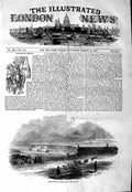 Original Old Antique Print 1847 Parkhurst Prison Convicts Prisoners Victorian