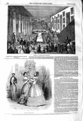 Old Antique Print 1847 Election Scottish Peer Holyrood Parliament Fashion 19th