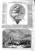 Old Antique Print 1847 Amesbury Hare Coursing Meeting Wiltshire England 19th