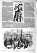 Original Old Antique Print 1847 Soyer'S Model Soup Kitchen Nisbett Constance