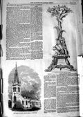 Original Old Antique Print 1847 Church St. Mark John'S Wood Plate Harry Smith
