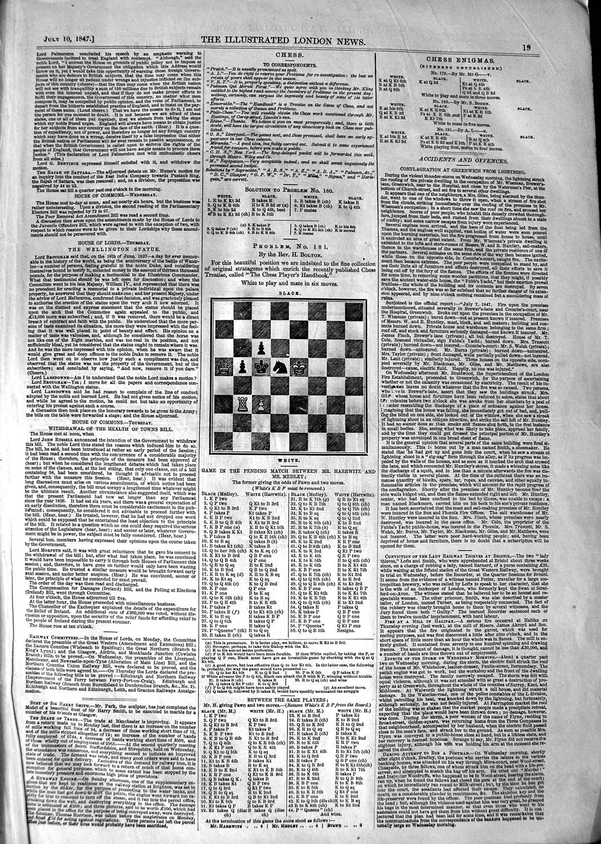 Old Antique Print 1847 Queen Cambridge Trinity College Railway Tottenham 19th
