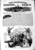 Old Antique Print 1847 Mrs Burdett Coutts St. Stephens Church Westminster 19th