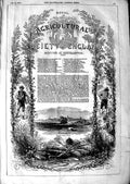 Original Old Antique Print 1847 Royal Agricultural Society England Northampton