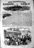 Old Antique Print 1847 Middlesex Election Hustings Brentford Osborne Wood 19th