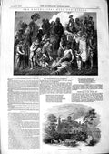 Old Antique Print 1847 Cobden Midhurst Sussex Edward Calais Westminster 19th