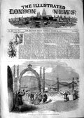 Old Antique Print 1847 Queen Scotland Arriving Fort William Ships Boats 19th