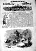 Original Old Antique Print 1847 War Kaffirland Cape Mounted Rifles Siers 19th