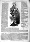 Original Old Antique Print 1847 Doncaster Horse Races Prize Cup Sport Victorian