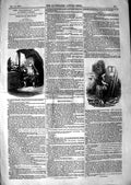 Original Old Antique Print 1847 Illustration Story Professor'S Lady Auerbach