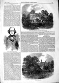 Old Antique Print 1847 James Wilson George'S Farm Grendon Underwood Bucks 19th