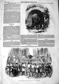 Original Old Antique Print 1847 Philip Artevelde Princess Theatre Strata Abbey