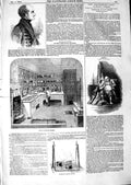 Original Old Antique Print 1847 Charles Dalbiac Soyer Minature Kitchen Balance
